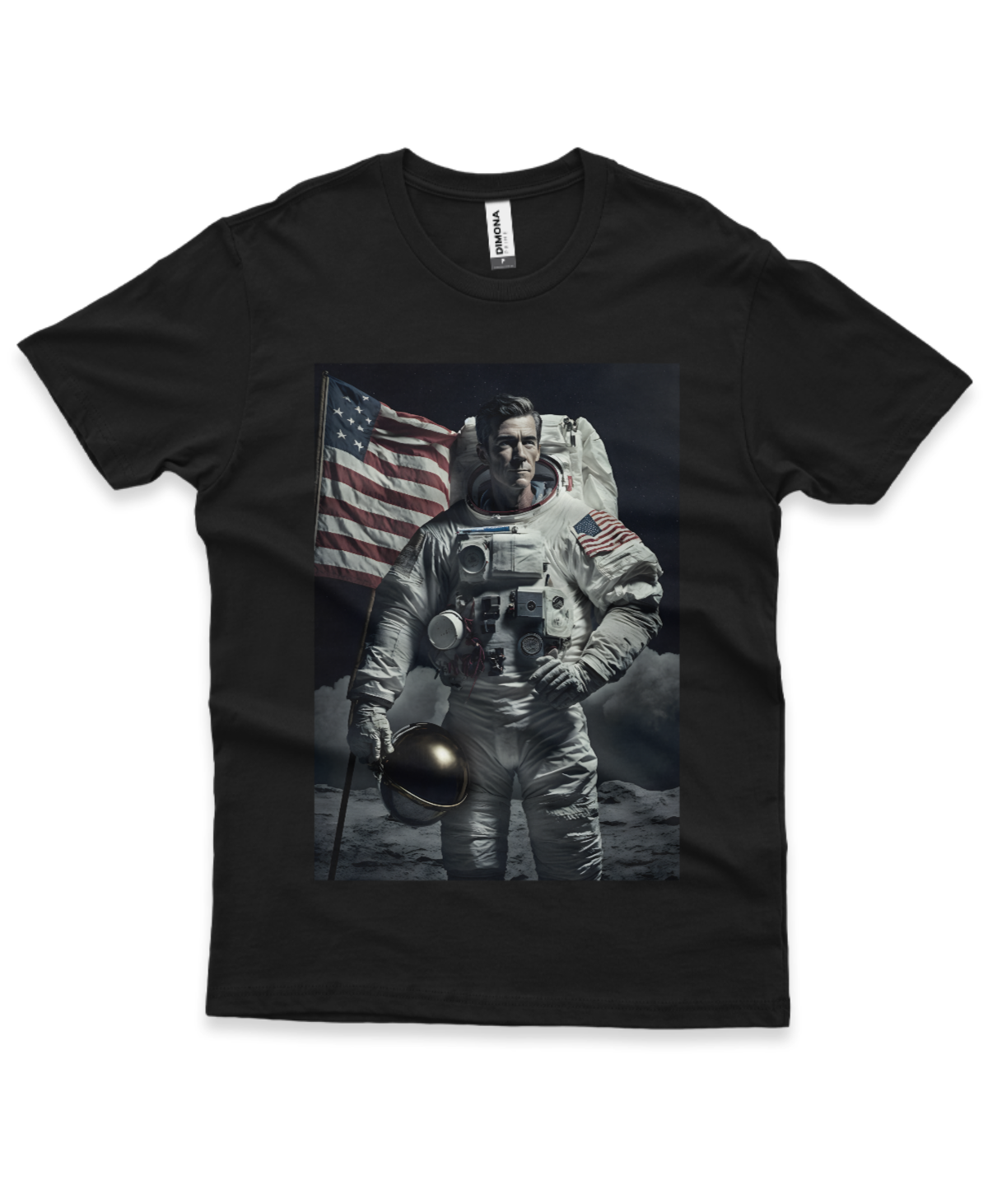 CAMISETA TIREI O CAPACETE NA LUA