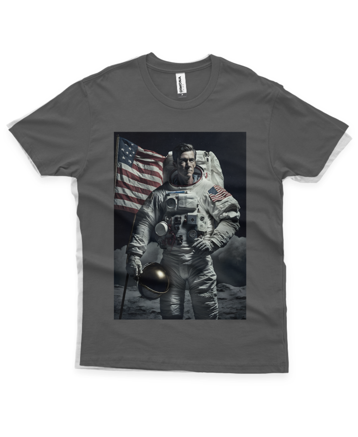 CAMISETA TIREI O CAPACETE NA LUA