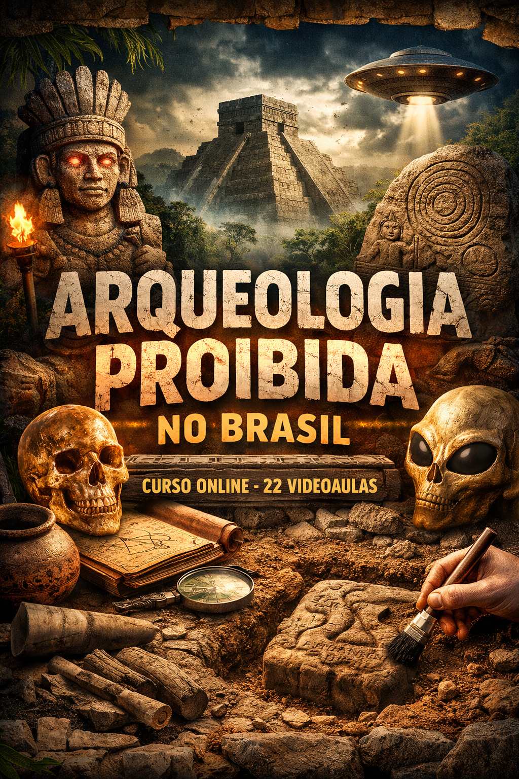 CURSO ARQUEOLOGIA PROIBIDA NO BRASIL