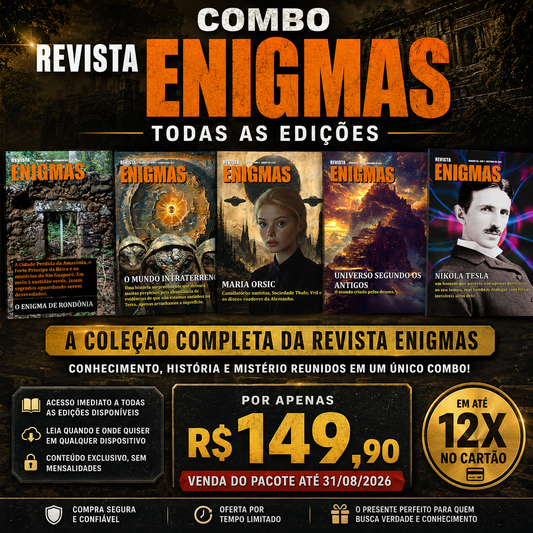 COMBO REVISTA ENIGMAS - TODAS AS 43 EDIÇÕES