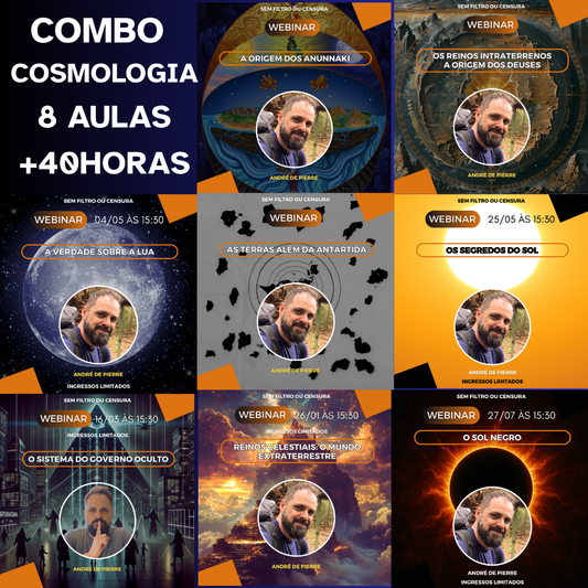 COMBO WEBINAR COSMOLOGIA – MAIS DE 45 HORAS DE REVELAÇÕES