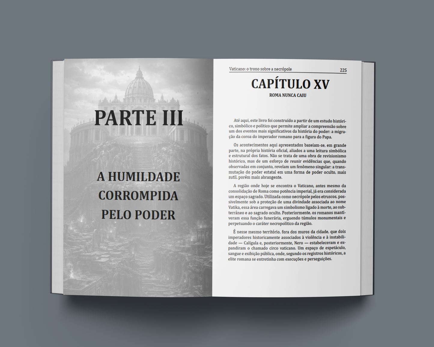 VATICANO: O TRONO SOBRE A NECRÓPOLE - ROMA NUNCA CAIU